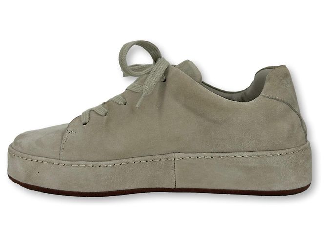 Loro Piana Baskets Nuage en daim gris Beige Marron clair - vue 2