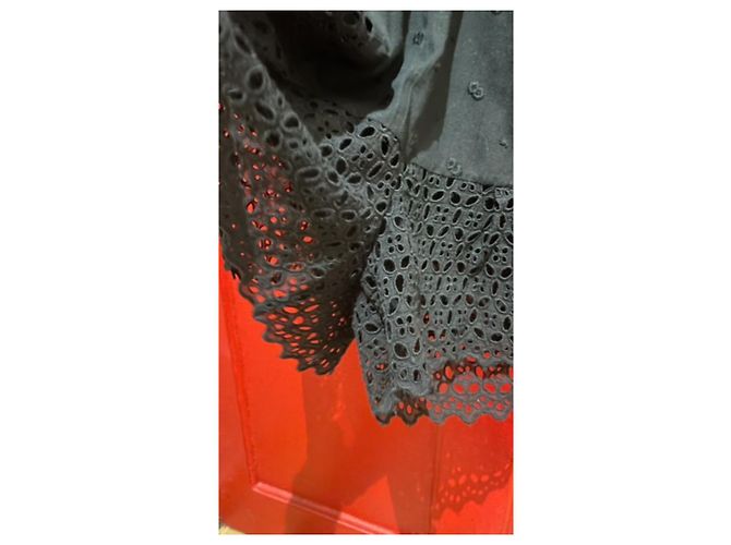 Mono corto Isabel Marant Etoile Tadeo negro de algodón - vista 3