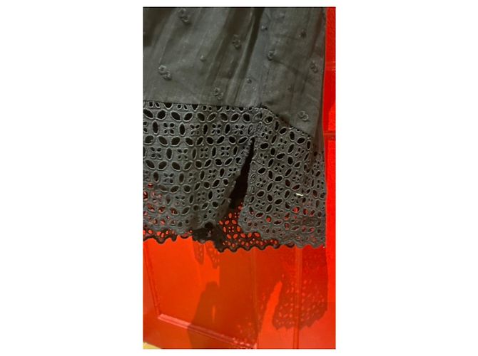 Mono corto Isabel Marant Etoile Tadeo negro de algodón - vista 4