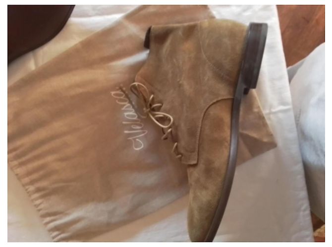 Autre Marque Velasca Wildleder Stiefeletten Sand Größe 43 - Ansicht 3