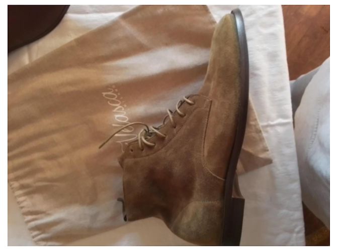 Autre Marque Velasca Wildleder Stiefeletten Sand Größe 43 - Ansicht 4