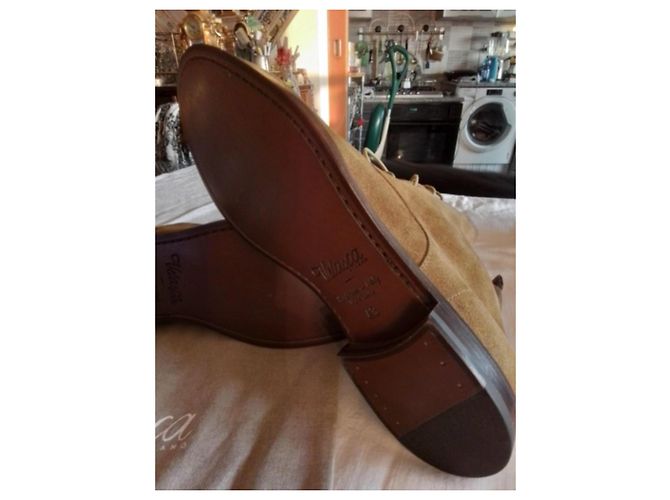 Autre Marque Velasca Wildleder Stiefeletten Sand Größe 43 - Ansicht 6