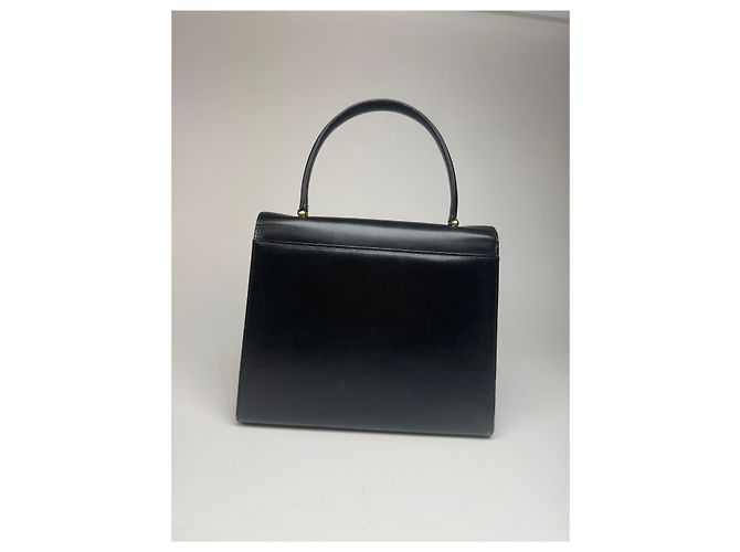 Vintage Givenchy 4G Ledertasche schwarz - Ansicht 2