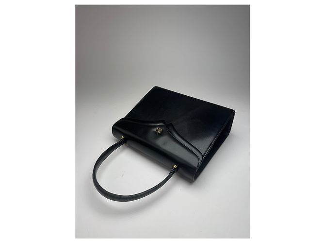 Vintage Givenchy 4G Ledertasche schwarz - Ansicht 4