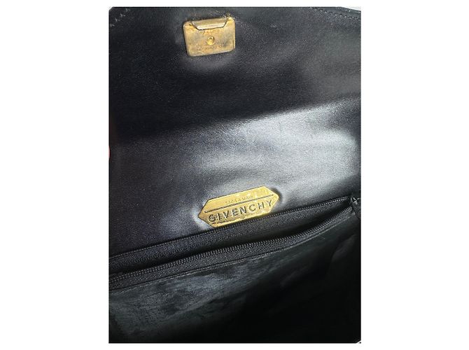 Vintage Givenchy 4G Ledertasche schwarz - Ansicht 8