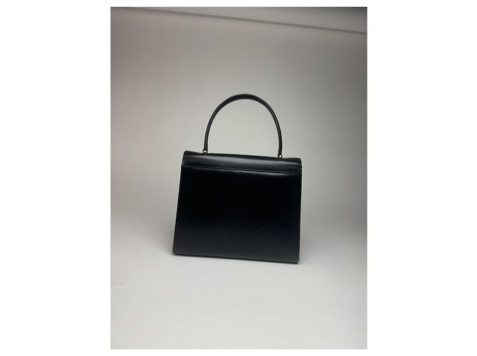 Vintage Givenchy 4G Ledertasche schwarz - Ansicht 9