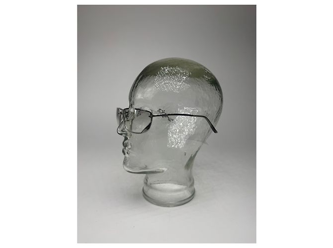 Vintage Gucci Stahl Sonnenbrille Silber - Ansicht 3