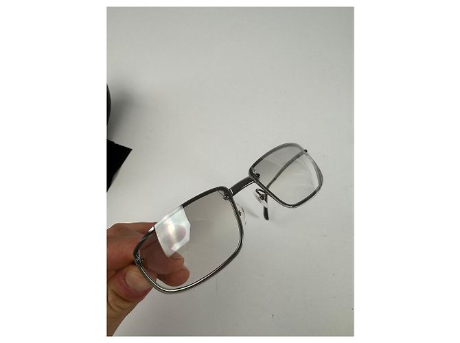 Vintage Gucci Stahl Sonnenbrille Silber - Ansicht 5