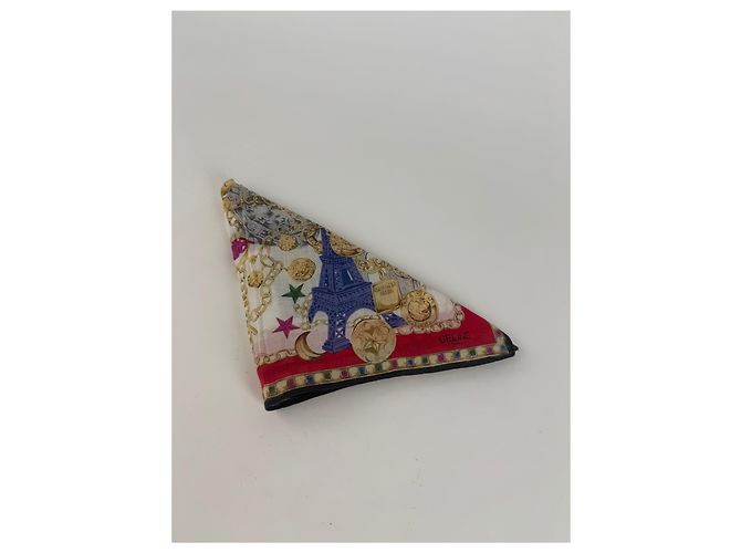 Céline Tessuto vintage Celine Parigi Multicolore - vista 2