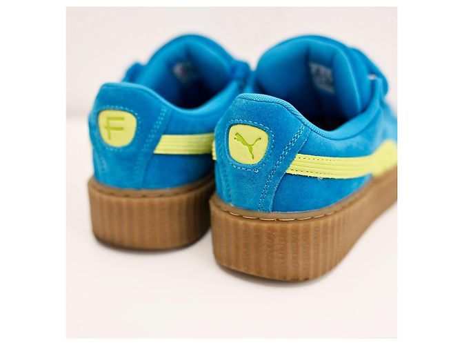 Fenty x Puma Wildlederschuhe Creeper Phatty in Blau Größe 39 Gelb - Ansicht 9