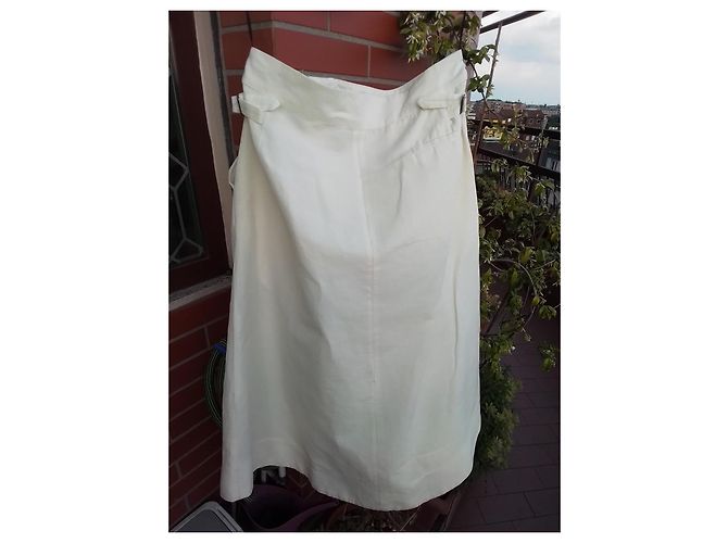 Autre Marque Ixos. Falda asimétrica Blanco roto - vista 2