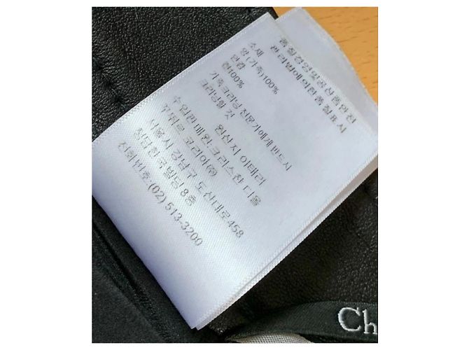Pantalones Dior de cuero negro - vista 4
