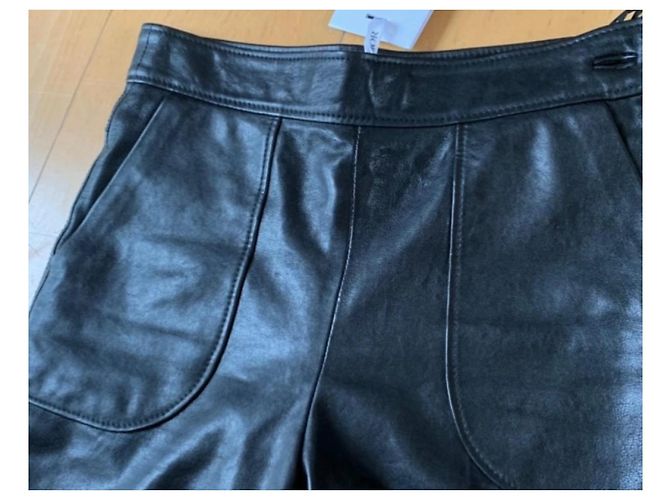 Pantalones Dior de cuero negro - vista 6