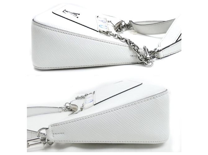 Bolso de Hombro 2 en 1 Louis Vuitton Marel Blanco - vista 3