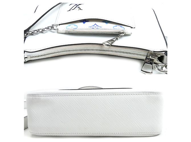 Bolso de Hombro 2 en 1 Louis Vuitton Marel Blanco - vista 4