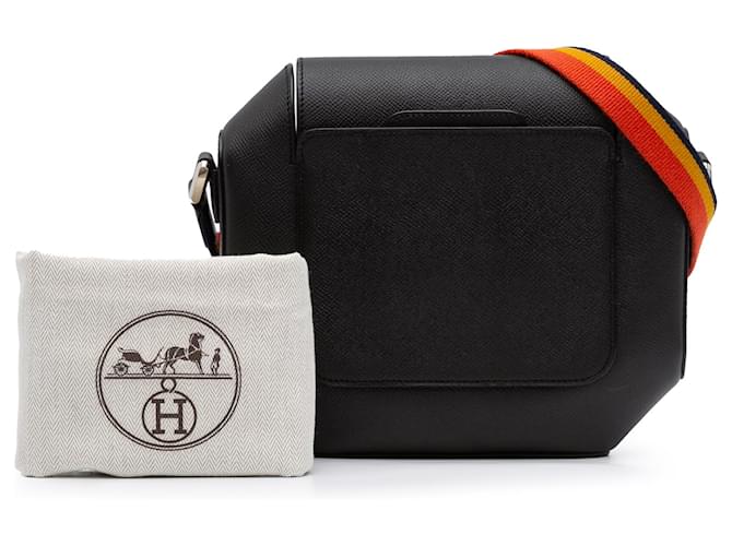 Hermès Octogone 23 in Epsom nero - vista 10