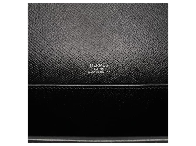 Hermès Octogone 23 in Epsom nero - vista 5