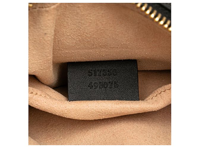 Gucci Mini Borsa a Tracolla Ophidia in Suede Rosso con Banda Web - vista 6