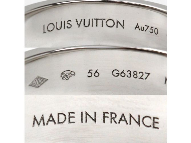 Anello Berg Empreinte in oro bianco 18K Louis Vuitton - vista 5