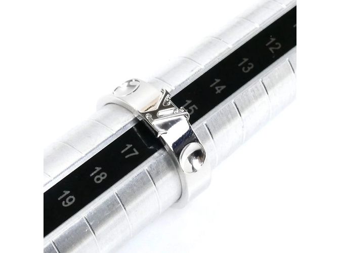Anello Berg Empreinte in oro bianco 18K Louis Vuitton - vista 6