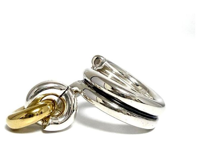 Anello combinato da donna Bottega Veneta - vista 4