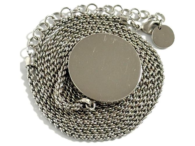 Collana pendente con logo pavé Miu Miu per donne - vista 5