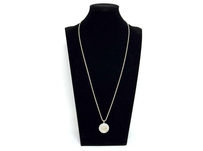 Collana pendente con logo pavé Miu Miu per donne - vista 9