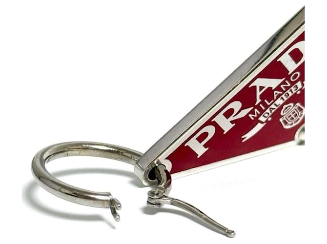 Orecchini a goccia Prada in argento 925 - vista 3