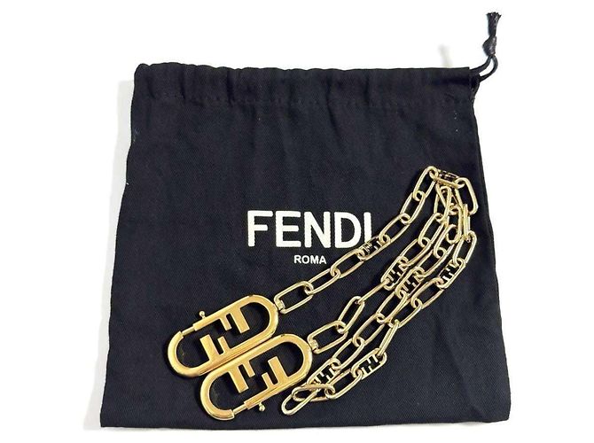 Borsa a Spalla Fendi con Tracolla a Catena - vista 10
