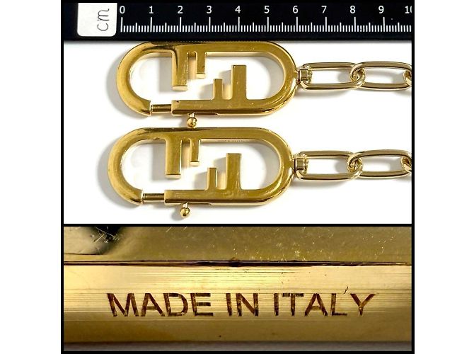 Borsa a Spalla Fendi con Tracolla a Catena - vista 9
