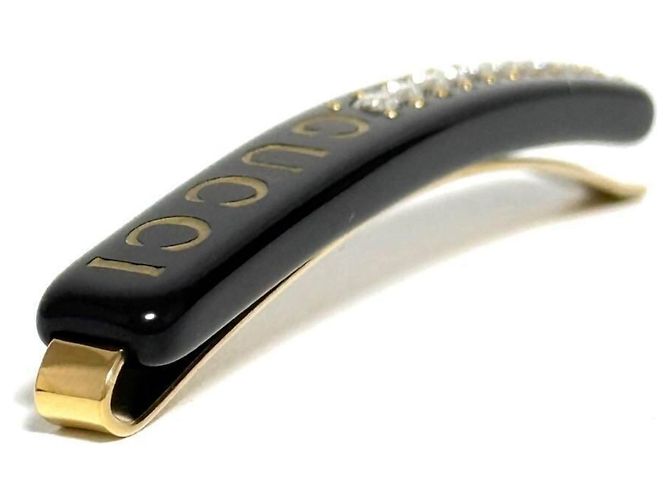 Fermaglio per capelli in cristallo con logo Gucci per donne - vista 5