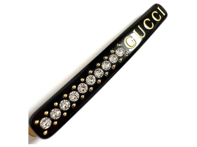 Fermaglio per capelli in cristallo con logo Gucci per donne - vista 7