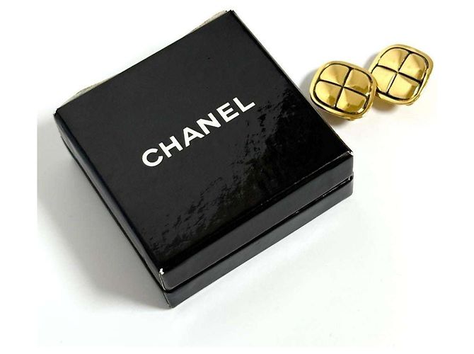 Orecchini vintage Chanel per donne Matelassé - vista 10