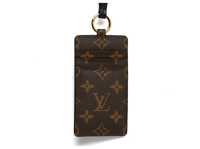 Collana Porta Carte Louis Vuitton Monogram Pristine Marrone - vista 2