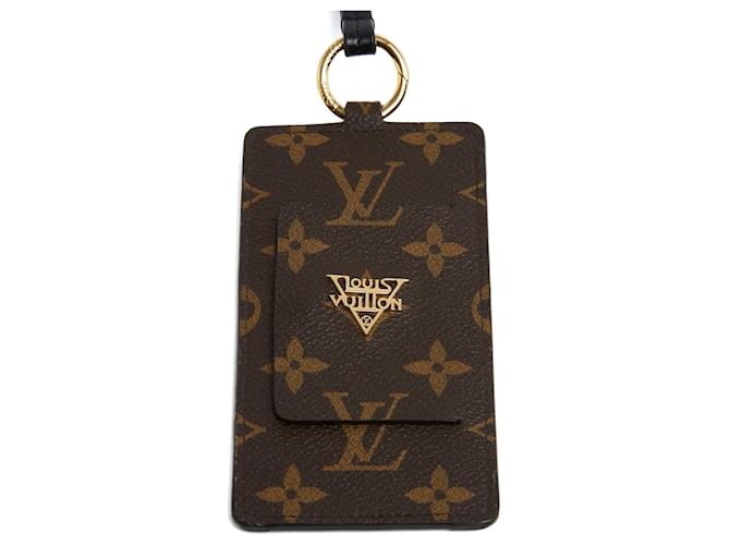 Collana Porta Carte Louis Vuitton Monogram Pristine Marrone - vista 3