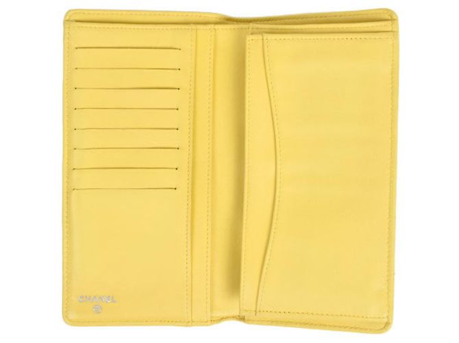 Timeless Cartera larga de matelás clásico atemporal Chanel Amarillo - vista 5