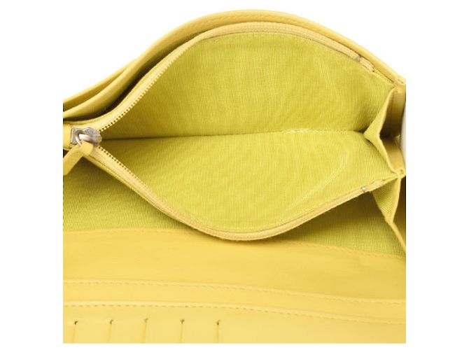 Timeless Cartera larga de matelás clásico atemporal Chanel Amarillo - vista 6