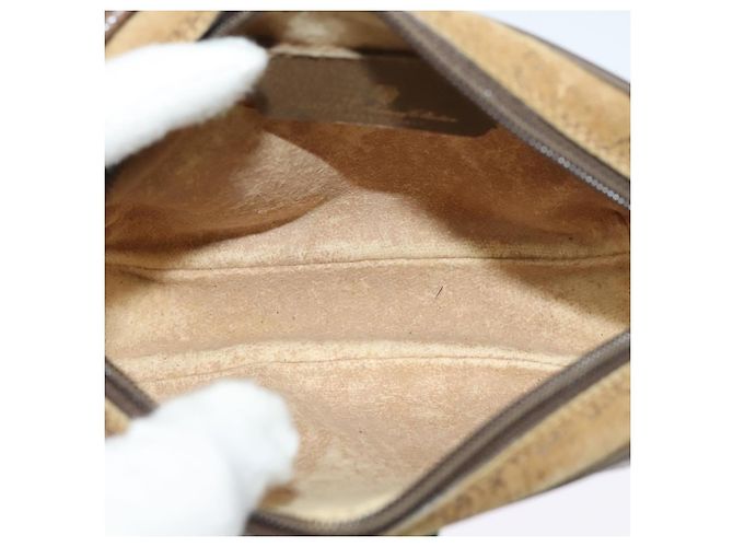 GUCCI GG Supreme Web Sherry Line Borsa a Spalla PVC Beige 89 02 066 Auth BA1300 - vista 11