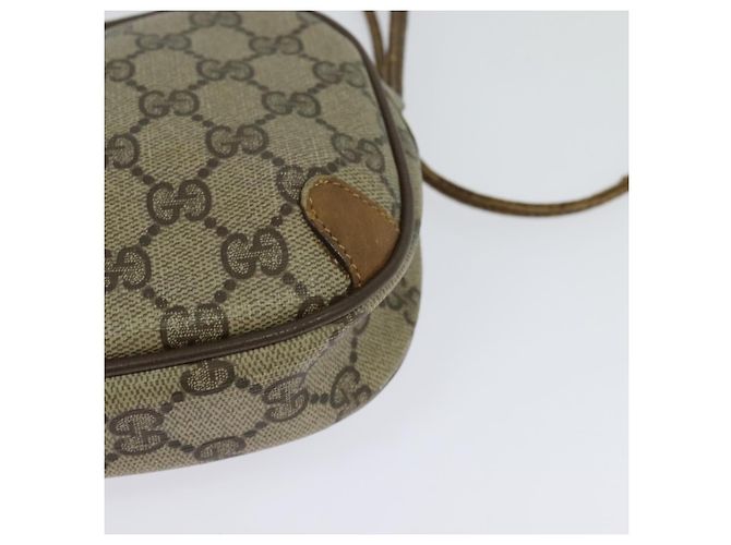 GUCCI GG Supreme Web Sherry Line Borsa a Spalla PVC Beige 89 02 066 Auth BA1300 - vista 16