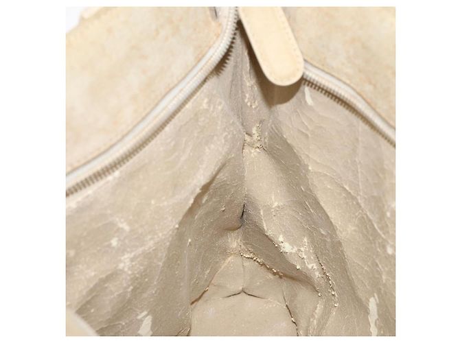 Borsa a Spalla GUCCI Camoscio Beige Oro Auth BA1297 D'oro - vista 20
