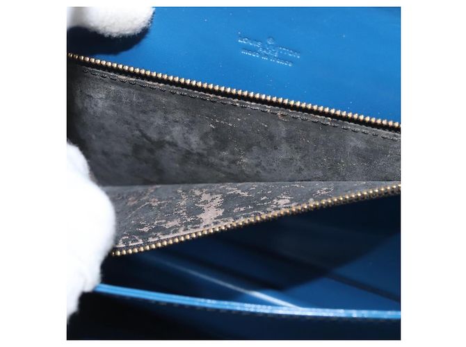 LOUIS VUITTON Epi Bicolor Free Run Schultertasche Schwarz Blau M52415 LV Auth ep8692 - Ansicht 11