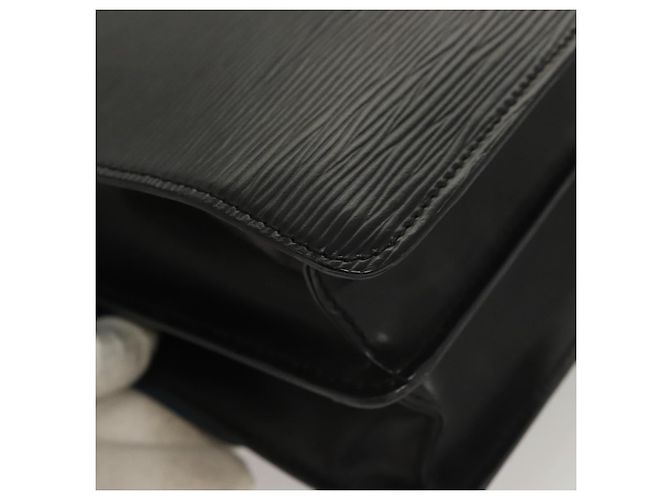 LOUIS VUITTON Epi Bicolor Free Run Schultertasche Schwarz Blau M52415 LV Auth ep8692 - Ansicht 17