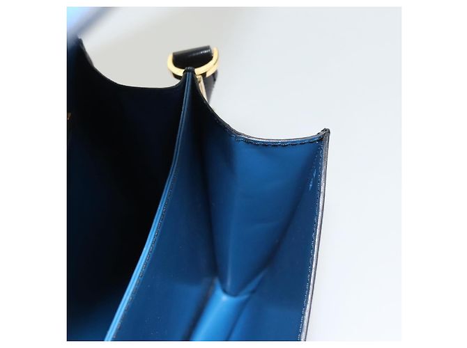 LOUIS VUITTON Epi Bicolor Free Run Schultertasche Schwarz Blau M52415 LV Auth ep8692 - Ansicht 27