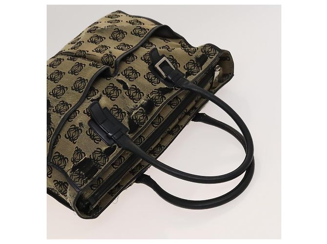 LOEWE Borsa Anagramma Canvas 2Set Blu Navy Auth bs24508 - vista 5