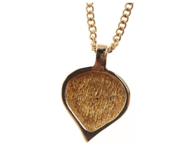 Collana Christian Dior metallo oro Auth am8123 D'oro - vista 11