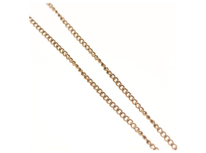 Collana Christian Dior metallo oro Auth am8123 D'oro - vista 5