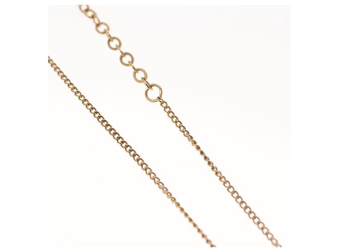 Collana Christian Dior metallo oro Auth am8123 D'oro - vista 7