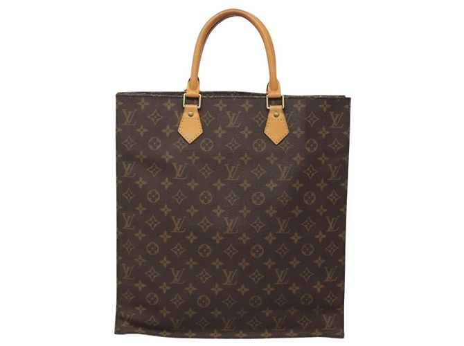 LOUIS VUITTON Borsa a Mano Sac Plat Monogram M51140 LV Auth am8175 Monogramma - vista 2