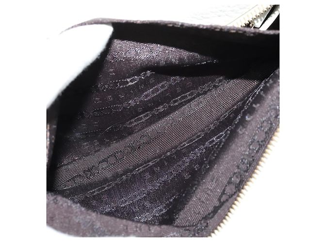 Céline Borsa a mano CELINE in pelle bianca e oro Auth 119467 Bianco D'oro - vista 20