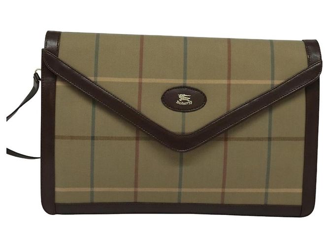 Autre Marque Burberrys Nova Check Schultertasche aus Canvas Beige Gold Auth bs24776 Golden - Ansicht 13